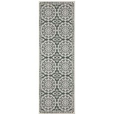 NORTHRUGS - Hanse Home koberce Behúň Twin Supreme 104131 Green / Cream – na von aj na doma - 80x350 cm