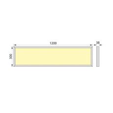 LED Prisadený panel OREGA LED/40W/230V 4000K IP40