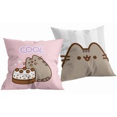 Obojstranný vankúš mačička Pusheen - motív Cool - 40 x 40 cm
