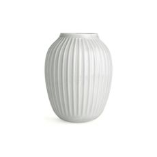 Biela kameninová váza Kähler Design Hammershoi, výška 25 cm