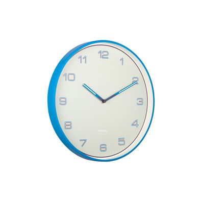 Karlsson 6013BB dizajnové nástenné hodiny modrá, pr. 40 cm
