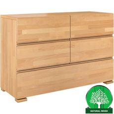 Komoda drevená buk 5s Skandica Vestre Prirodzené
