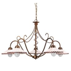 ONLI - Luster na reťazi ROSINA 5xE14/6W/230V