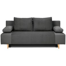 Carryhome ROZKLADACIA POHOVKA, textil, tmavosivá