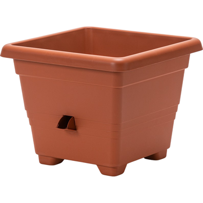 Plastia kvetináč samozavlažovací Bergamot - 35x35 cm teracota, 35 x 35 cm