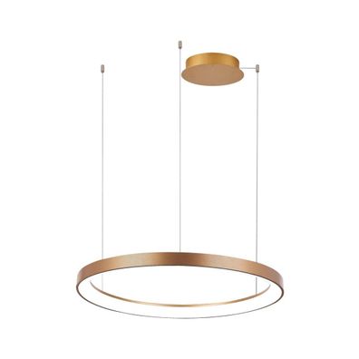 Azzardo AZ5017-LED Stmievateľný luster na lanku AGNES LED/38W/230V pr. 48 cm zlatá