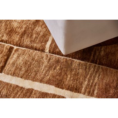 Diamond Carpets India , Ručne viazaný kusový koberec Filippo DESP P113 Brown Mix, 300x400, hnedá, obývacia izba