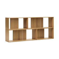 Modulárny policový systém v dekore duba v prírodnej farbe 4 ks 168x76 cm Litto – Kave Home