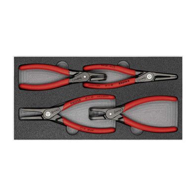 Knipex kliešte 00 20 01 V09 - SRZ 3 balenia v penovej vložke (sada 4 ks)