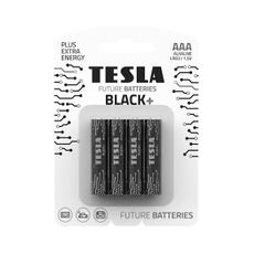 Tesla Batteries - 4 ks Alkalická batéria AAA BLACK+ 1,5V 1200 mAh