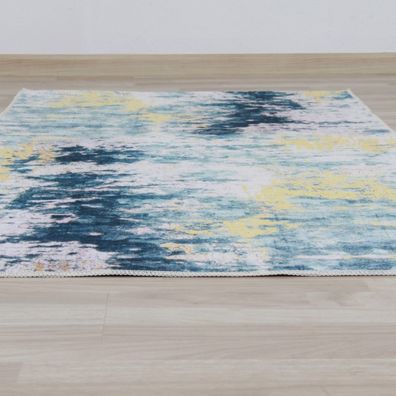 KONDELA Marion Typ 1 koberec 80x200 cm sivá / žltá