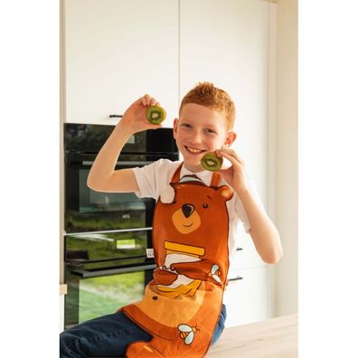Detská zástera z recyklovanej bavlny Honey - Tiseco Home Studio
