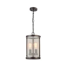 LUXERA 46072 - Luster na reťazi IOWA 2xE27/60W/230V