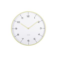 Karlsson 6011GR dizajnové nástenné hodiny žltá, pr. 40 cm