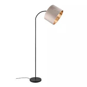 Čierno-béžová stojacia lampa (výška 205 cm) Julieta – Trio