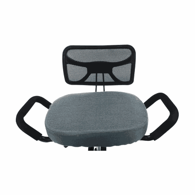 Ergonomická kľakačka, sivá/čierna, RUFUS