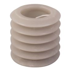 Sivá sviečka PT LIVING Layered, výška 7,5 cm
