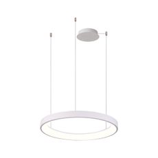 Azzardo AZ5015 -LED Stmievateľný luster na lanku AGNES LED/38W/230V pr. 48 cm biela
