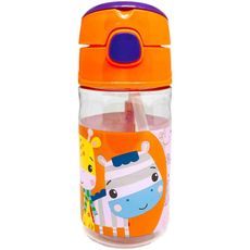 Plastová fľaša na pitie Fisher-Price so žirafou a zebrou - 350 ml