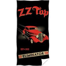Bavlnená osuška ZZ Top - motív Eliminator - 100% bavlna, froté s gramážou 320 gr./m2 - 70 x 140 cm