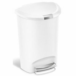 Simplehuman Pedálový odpadkový kôš, 50 l, biela