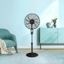 Aigostar - Stojanový ventilátor 60W/230V čierna + DO