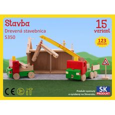Drevená stavebnica Stavba Moy Toy