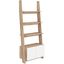 Regál Rack 80-1D sonoma/Biely lesk