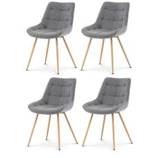 Sada jedálenských stoličiek CT-394 GREY2, 4 ks