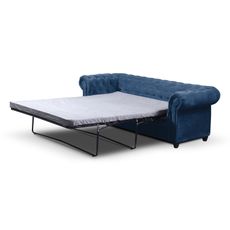 Rozkladacia pohovka Infinity Chesterfield II Modrá