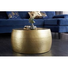 Estila Orientálny konferenčný stolík Hammerblow Orient 60cm v zlatej farbe