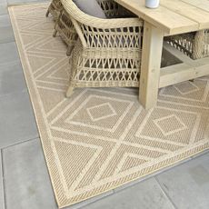 Ayyildiz , Kusový koberec Patara 4956 Beige – na von aj na doma, 80x250, béžová, chodba / predsieň