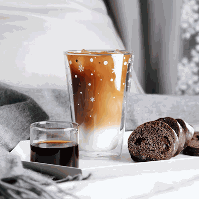 TEMPO-KONDELA HOTCOLD TYP 34, termo poháre, set 2 ks, s vločkami, 400 ml