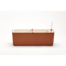 Plastia Samozavlažovací truhlík Berberis 60, terakota + slonová kosť, 60 cm