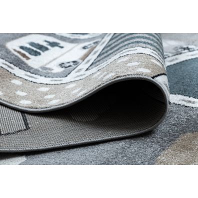 Dywany Łuszczów , Detský kusový koberec Fun Strade grey, 200x290, šedá, detská izba