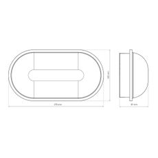 LED Vonkajšie stropné svietidlo LED/20W/230V IP65 biela
