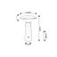 Rabalux 77147-LED Stm. nab. dot. stolná lampa POLPERRO LED/3W/3,7V 1200mAh čierna