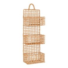 Poschodová kovová polica v prírodnej farbe 25 cm Sines – House Nordic
