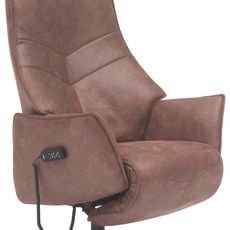 Himolla RELAXAČNÉ KRESLO, textil, hnedá