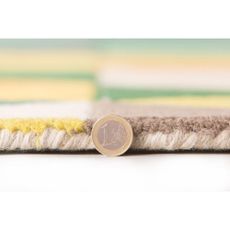 Flair Rugs , Ručne všívaný kusový koberec Illusion Prism Green/Multi kruh, 160x160 (priemer) kruh, viacfarebná, obývacia izba