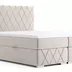 Posteľ Boxspring Royal, 200x160, béžová (mono 231)