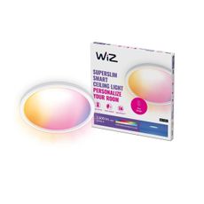 WiZ - LED RGB Stmievateľné stropné svietidlo SUPERSLIM LED/22W/230V Wi-Fi biela