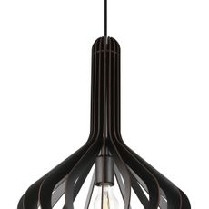 Eglo 900154 - Luster na lanku VELASCO 1xE27/40W/230V pr. 38 cm čierna