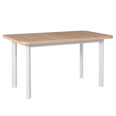 Rozkladací jedálenský stôl Wenera 2P 140-180x80 - dub sonoma/biela