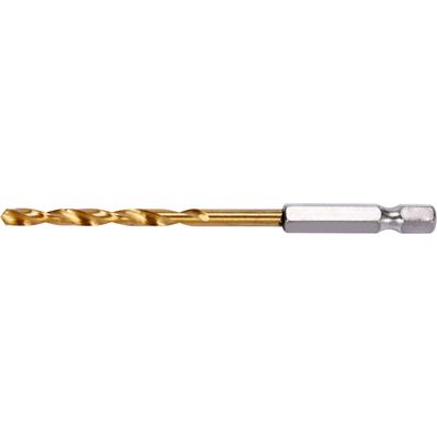 Vrták na kov 4,2mm TITAN HEX 1/4", délka 95mm - YT-44758