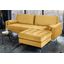 Taburetka Velvet Cozy 80cm horčicovo žltý zamat