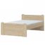 Posteľ Kiki KR120--BK/KI beech