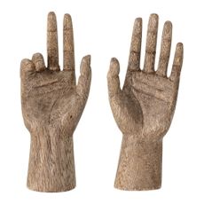 Drevené sošky v súprave 2 ks 13 cm Teis – Bloomingville