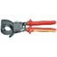 Káblové kliešte 250 mm KNIPEX 95 36 250 - 1000 V. Chrómované, viaczložkové VDE objímky