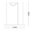 Ideal Lux - LED Luster na lanku ORACLE SLIM LED/32W/230V 4000K pr. 50 cm biela